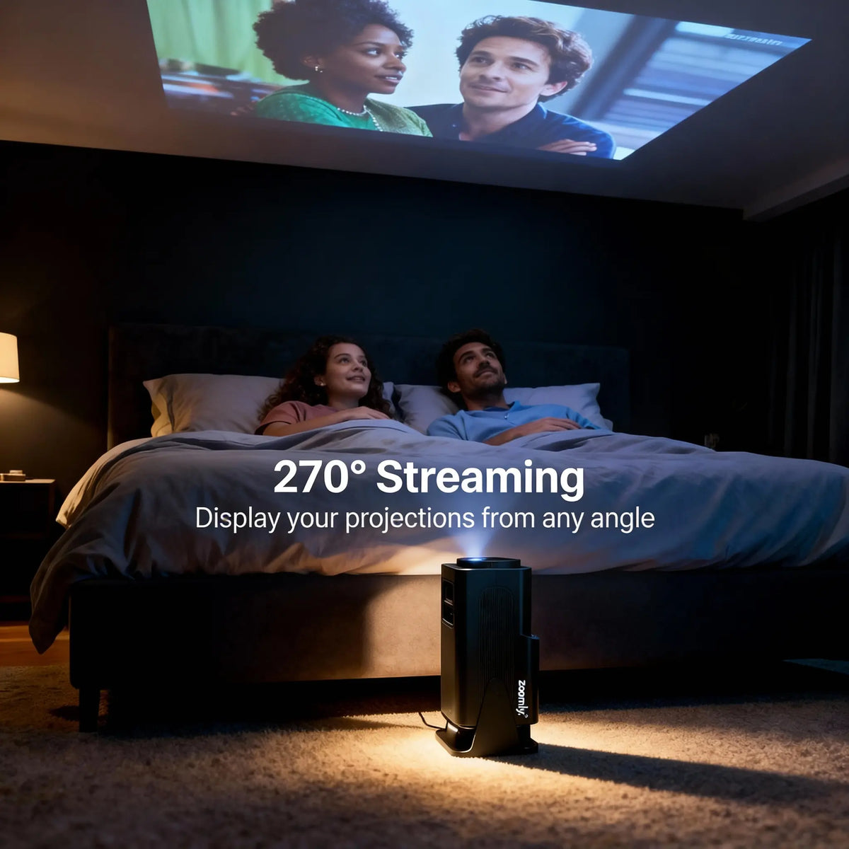 Home Theater Projector 4K – Zoomly® Pro MAX Smart Projector