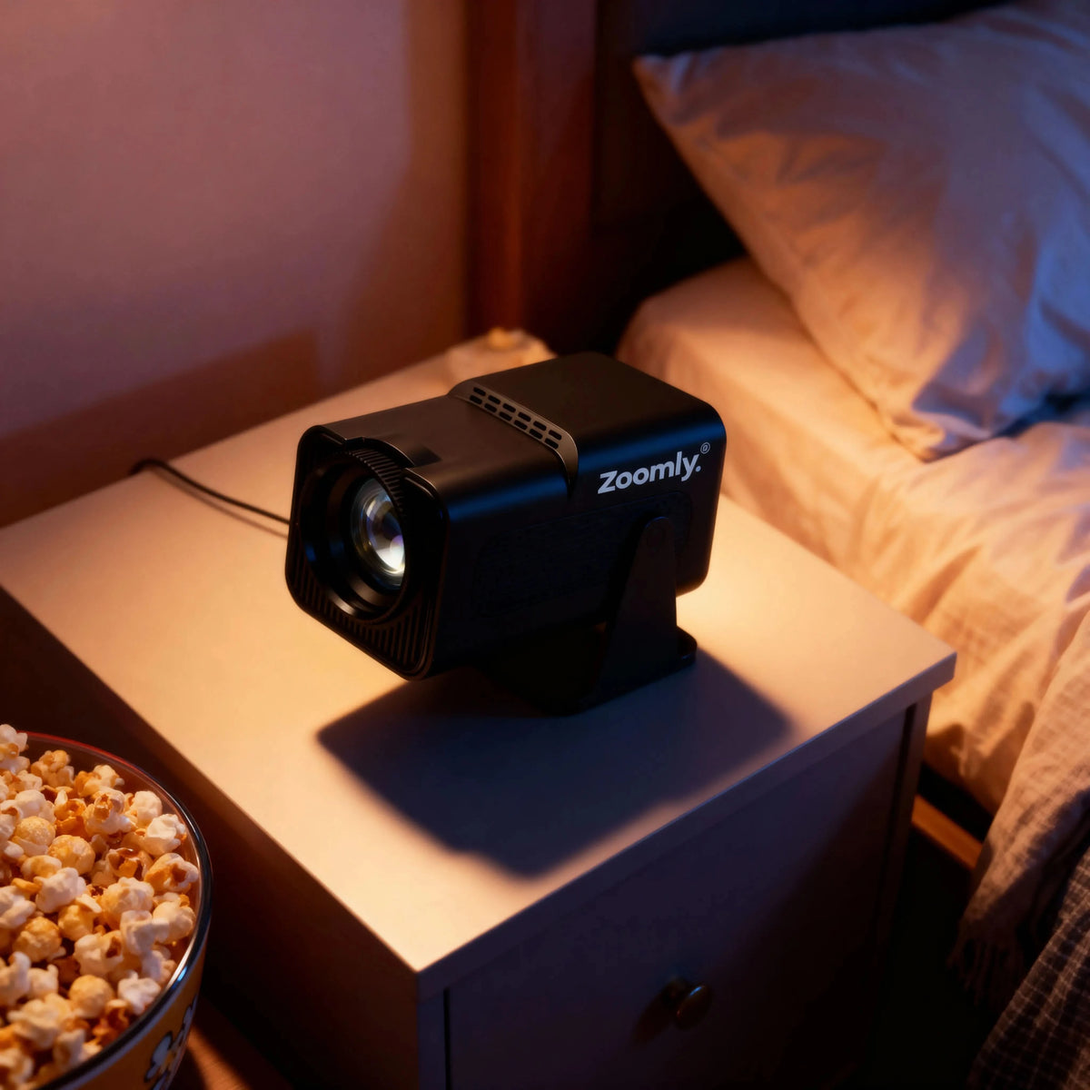 Home Theater Projector 4K – Zoomly® Pro MAX Smart Projector