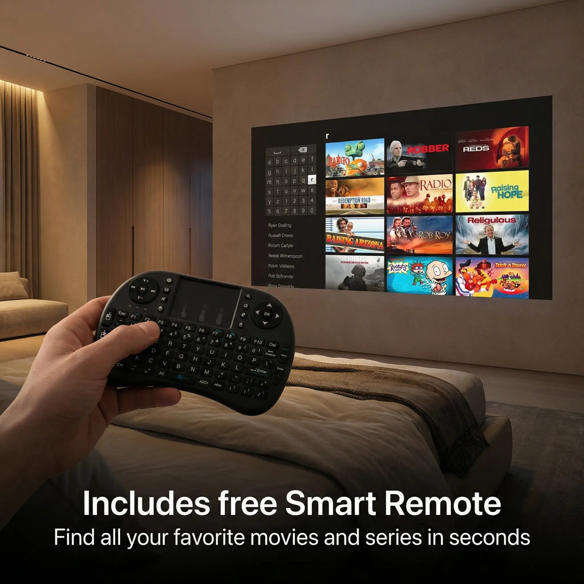 Home Theater Projector 4K – Zoomly® Pro MAX Smart Projector