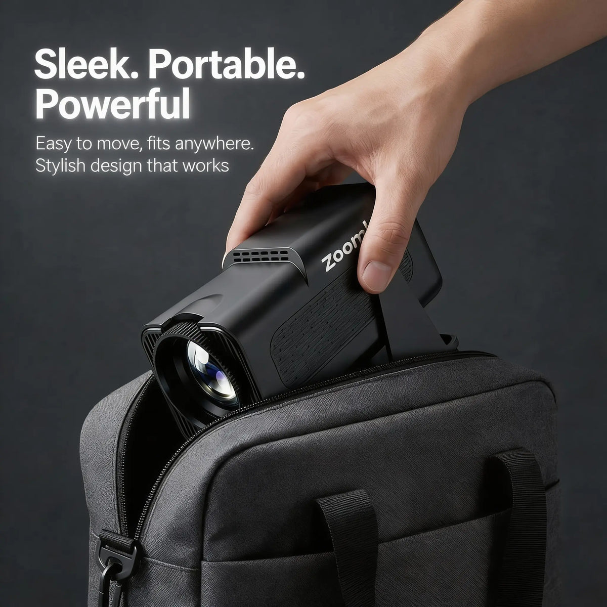 Home Theater Projector 4K – Zoomly® Pro MAX Smart Projector
